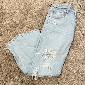 H&M ripped denim jeans